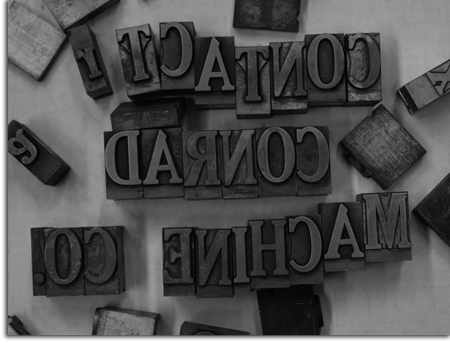 Contact Conrad Machine Co. for all your Printmaking needs